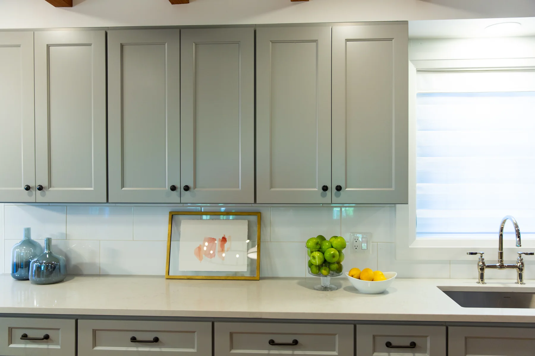 White Painted Kitchen Remodel by Utah Cabinet Works — Project 2 project photo