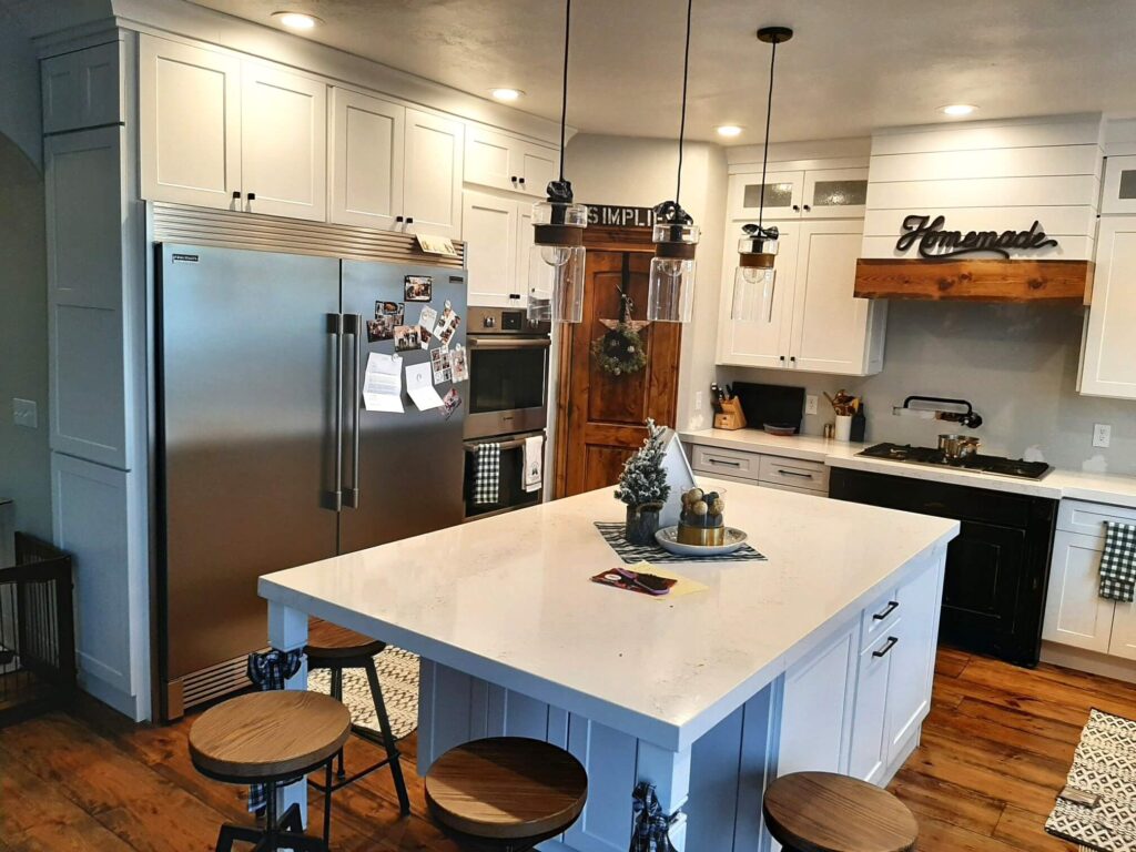 Rustic Meets Modern Kitchen