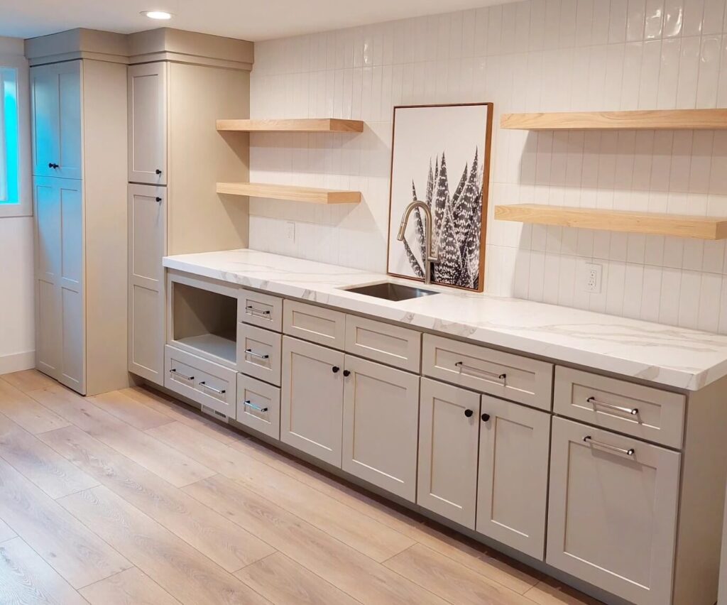 Shaker Sand kitchen